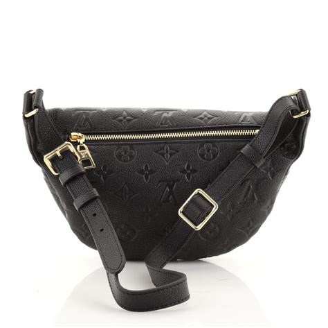 lv bumbag monogram black|lv denim bum bag.